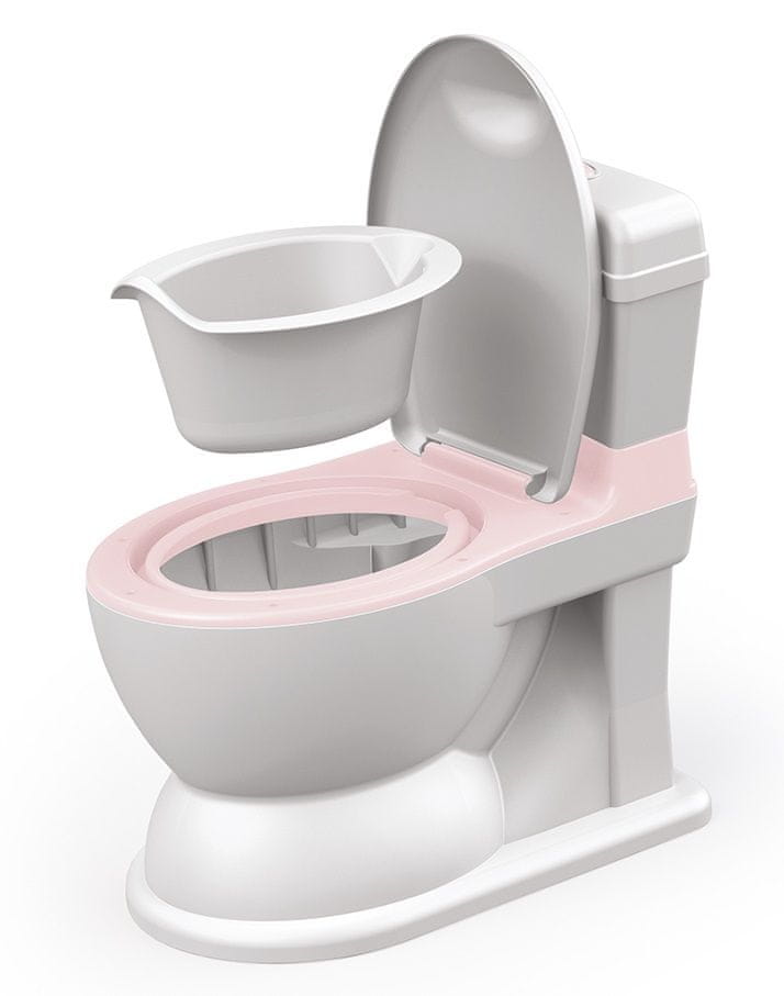 DOLU Dětská toaleta XL 2v1 ružová
